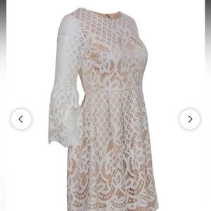 White lace dress